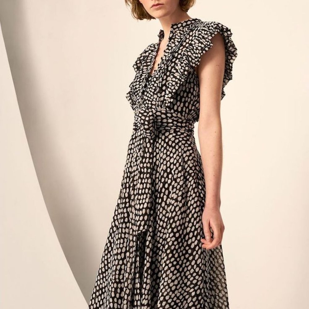 CLUB MONACO Saffra Ruffle Dress (NWT)